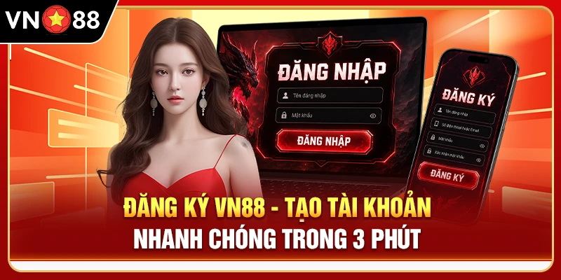 Đăng Ký VN88 - Tạo Tài Khoản Nhanh Chóng Trong 3 Phút
