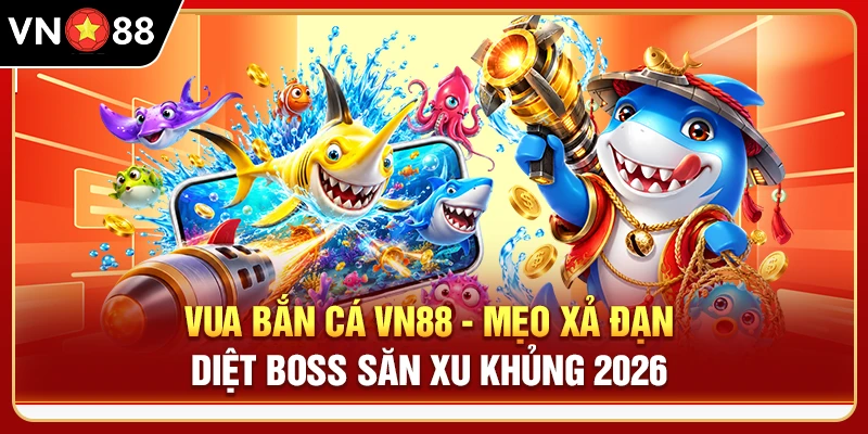 Vua Bắn Cá VN88 - Mẹo Xả Đạn Diệt Boss Săn Xu Khủng 2026
