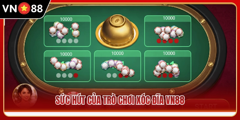 Sức lôi cuốn đặc biệt của xóc đĩa VN88 